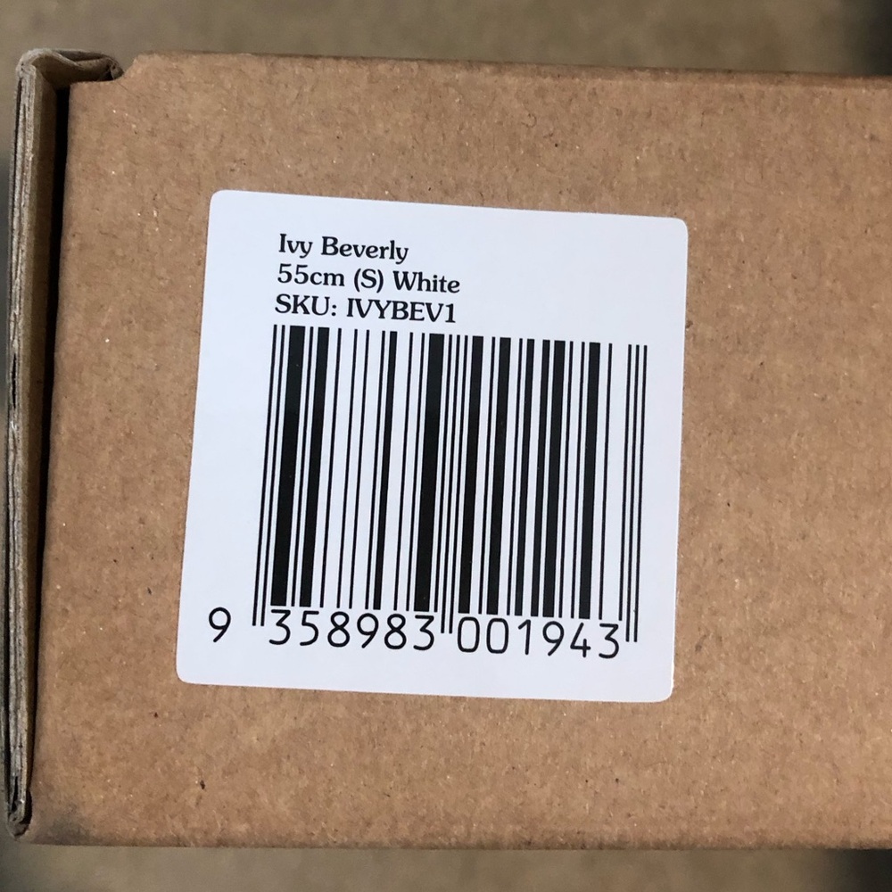 Lack Of Color Ivy Beverly Fedora Hat In White. NWT! Sz S (55cm) & M (57cm) - Picture 16 of 16